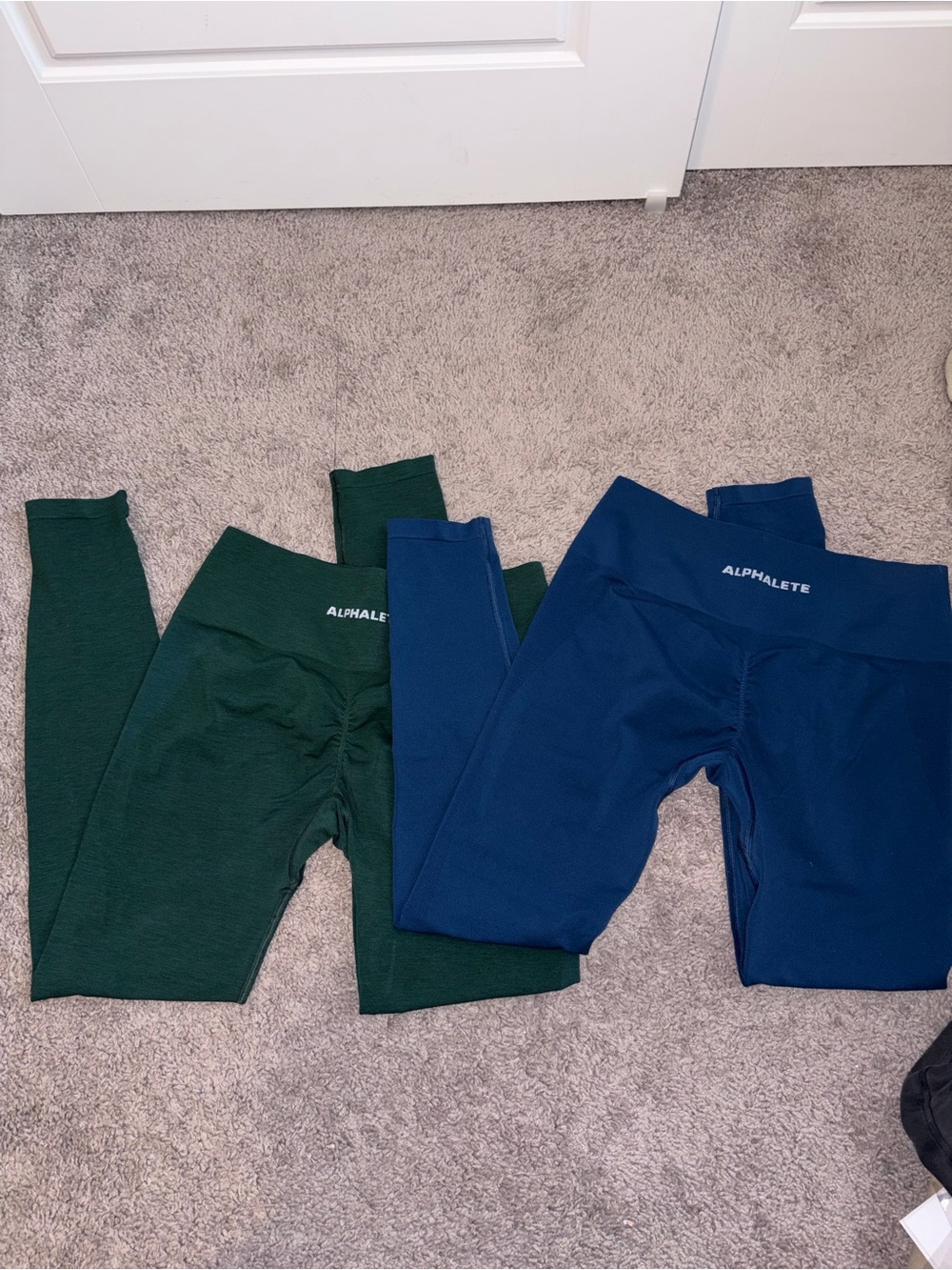 Alphalete Leggings Set - Forest Green & Navy